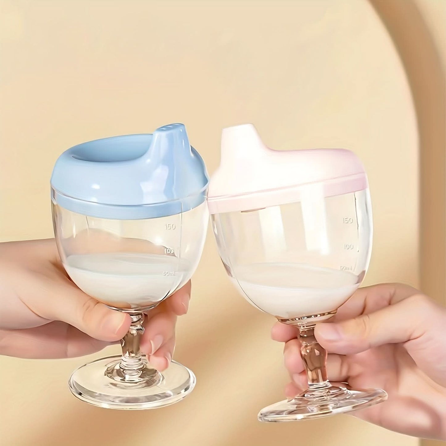 Break-Resistant Sippy Cups with Lid Leak-Proof & Reusable Plastic Drinkware