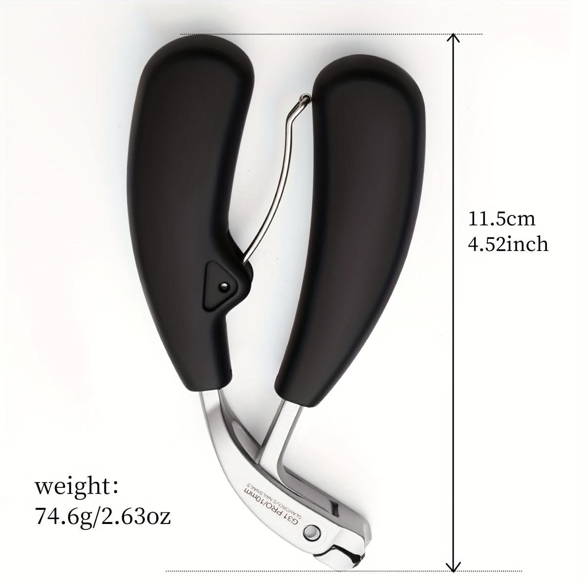 Heavy-Duty Stainless Steel Toenail Clippers