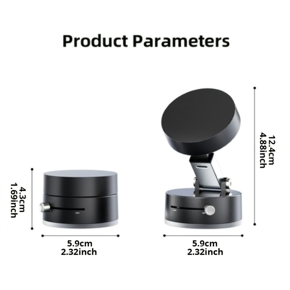 Magnetic Suction Phone Holder-Foldable Vacuum Mount
