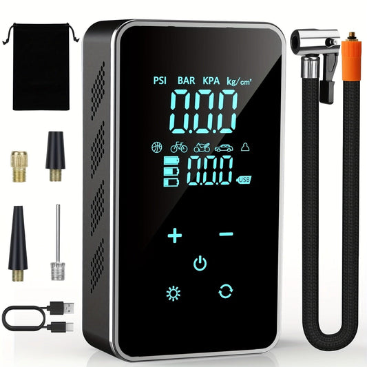 Portable Cordless Tire Inflator – 18000mAh Air Compressor