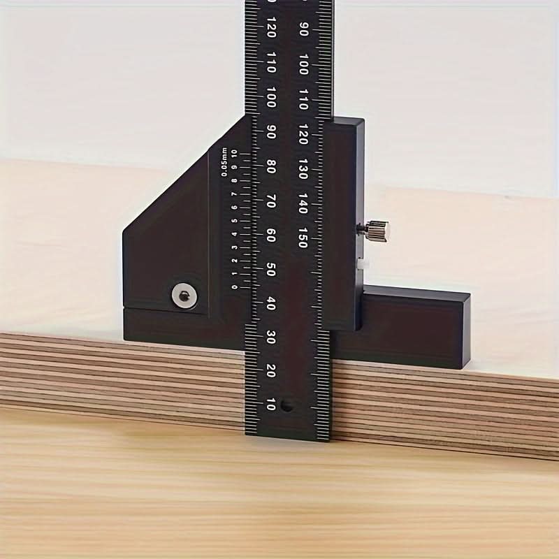 Aluminum T-Square Woodworking Scribing Ruler