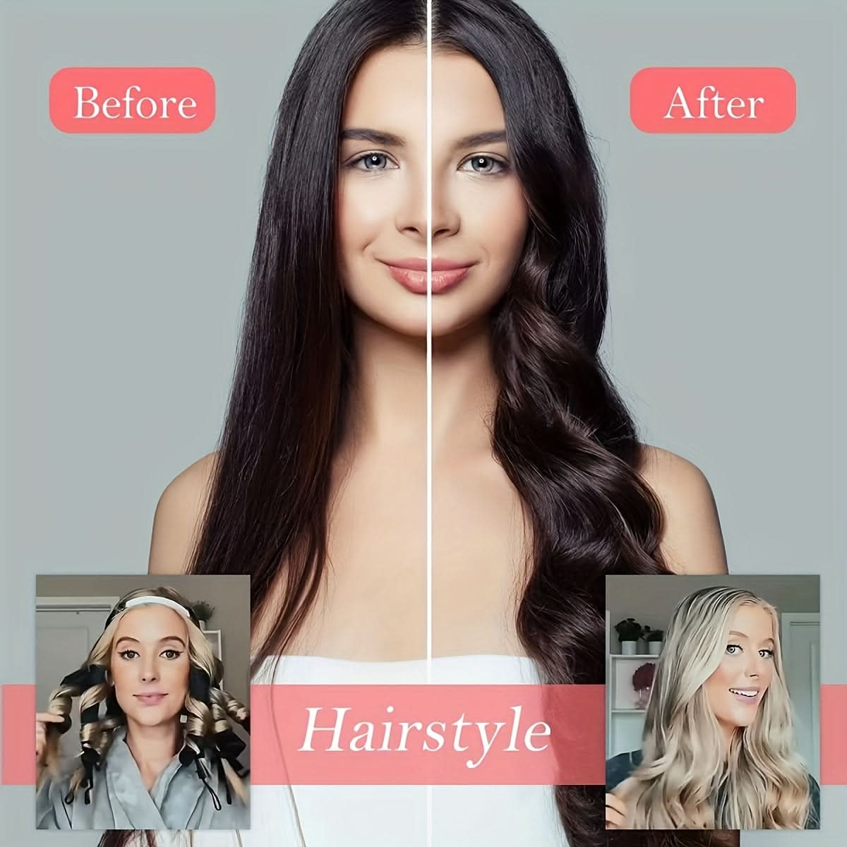 Octopus Heatless Hair Curler – Long-Lasting Curls | Comfortable & Easy to Use