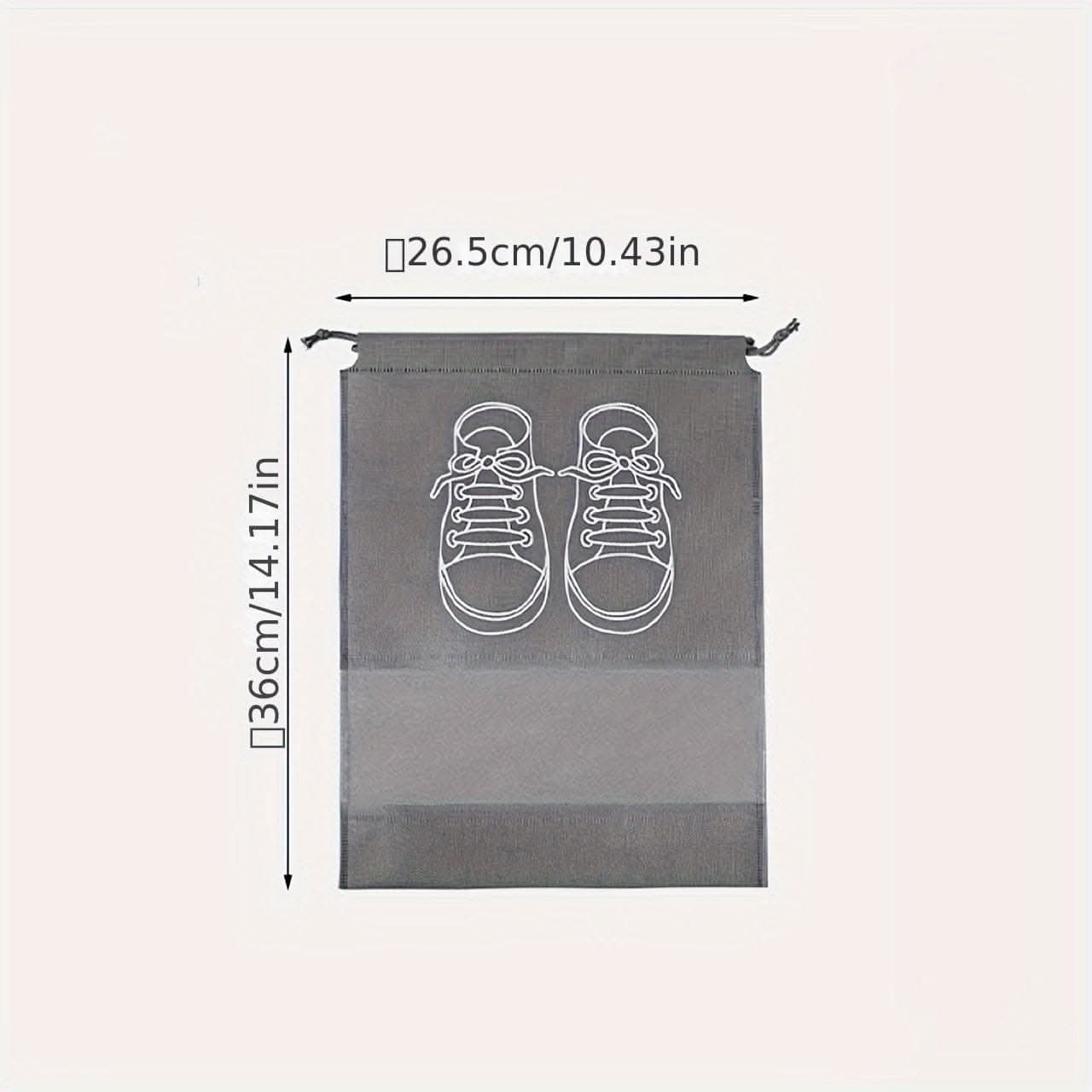 Travel Shoe Storage Bags – Mold Proof, Dustproof, Transparent & Portable