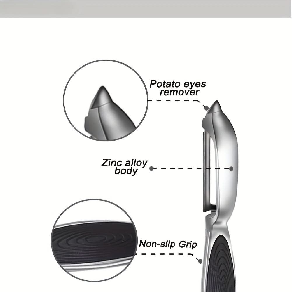 Pack of 2 Stainless Steel Vegetable Peelers