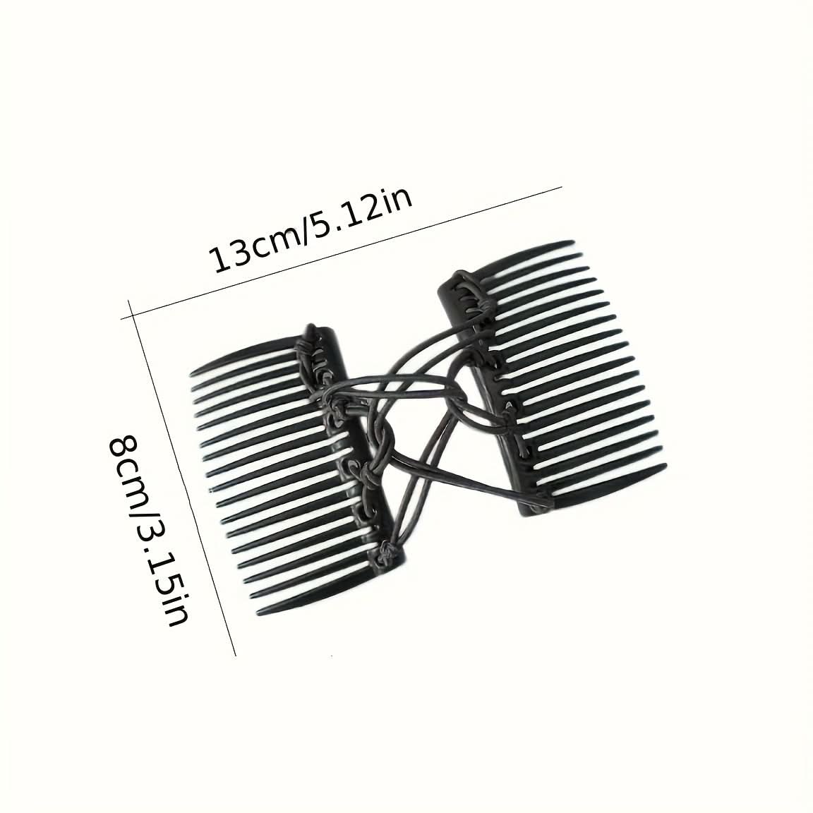 Double-Row Elastic Hair Comb – Easy Twist & Bun Styling