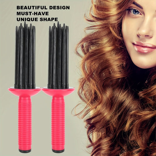 Hair Curling Comb with ABS Handle