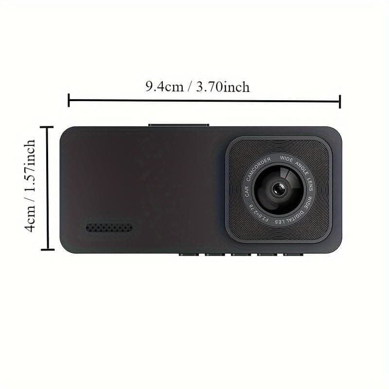 3-Channel 1080P Dash Cam with Night Vision