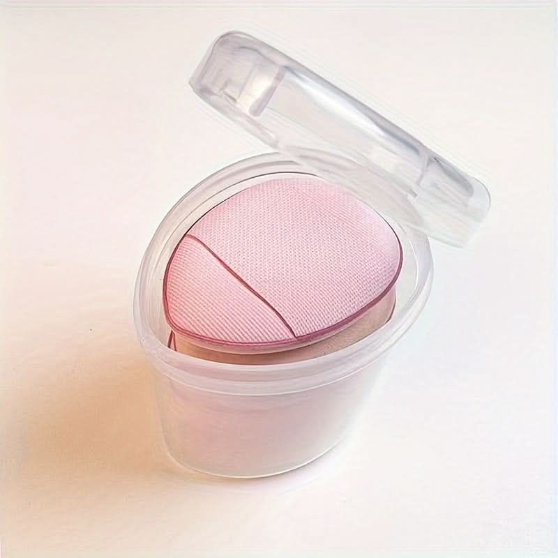 6pcs Mini Makeup Sponge Puff Set with Container