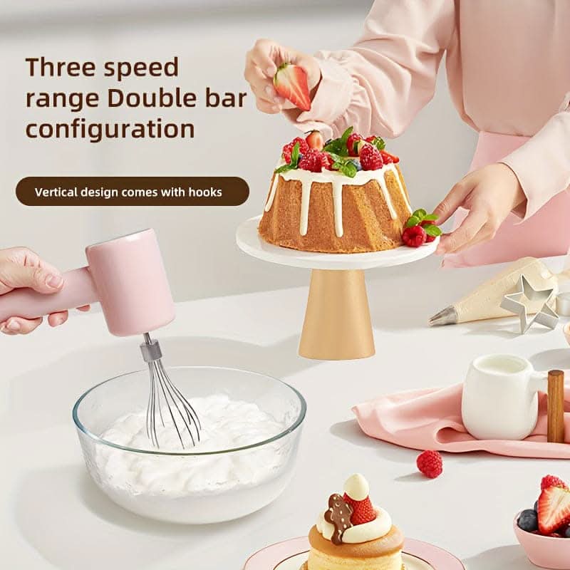 USB Charging Stainless Steel Whisk