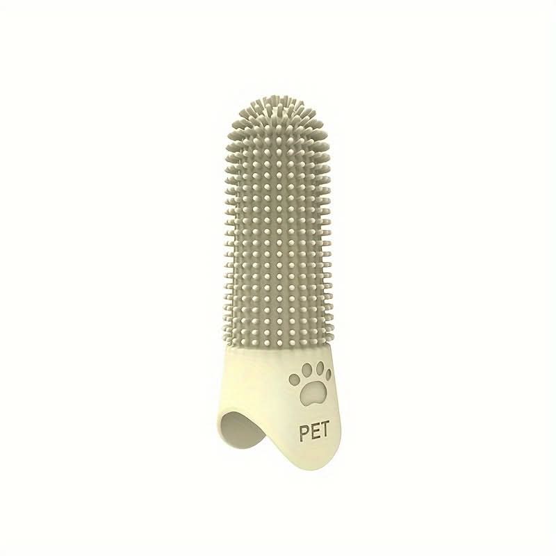 360° Silicone Pet Finger Toothbrush for Dogs & Cats