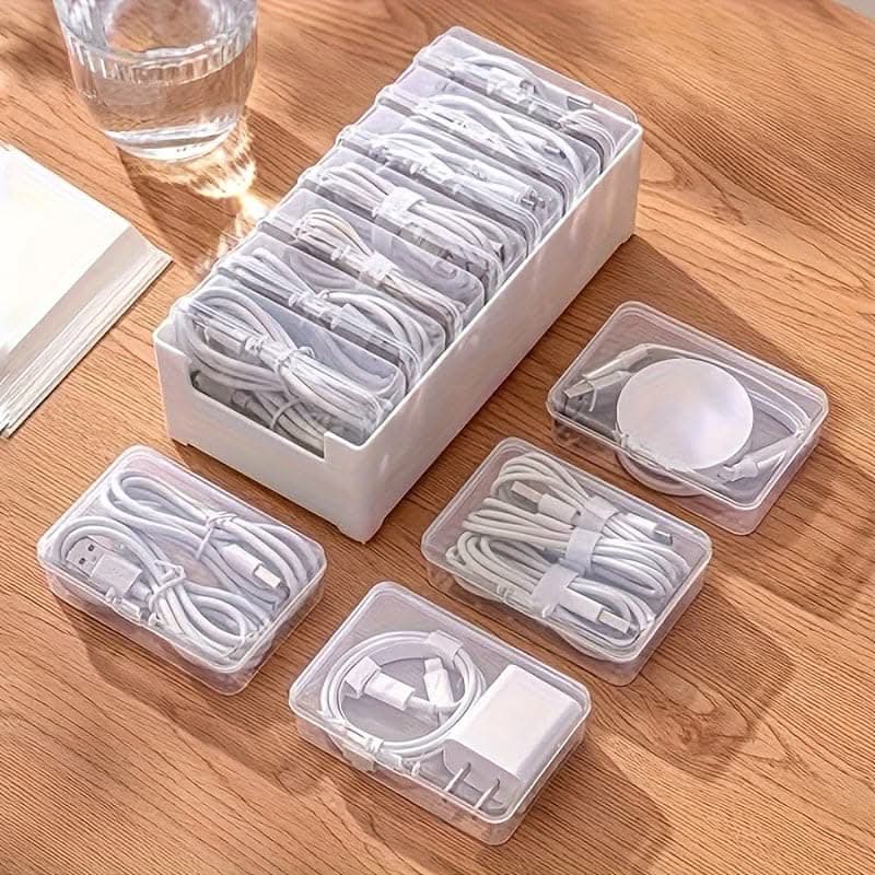 Cable Management Box for Organized Desktop Charging