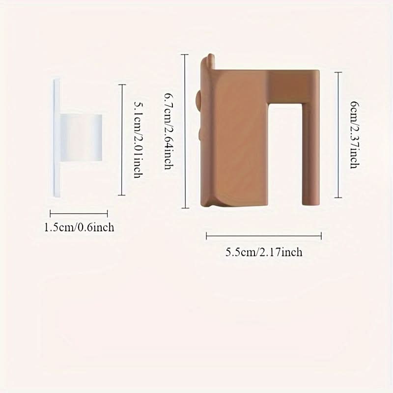 Silicone Door Stopper for Kids' Safety - Prevents Finger Pinching