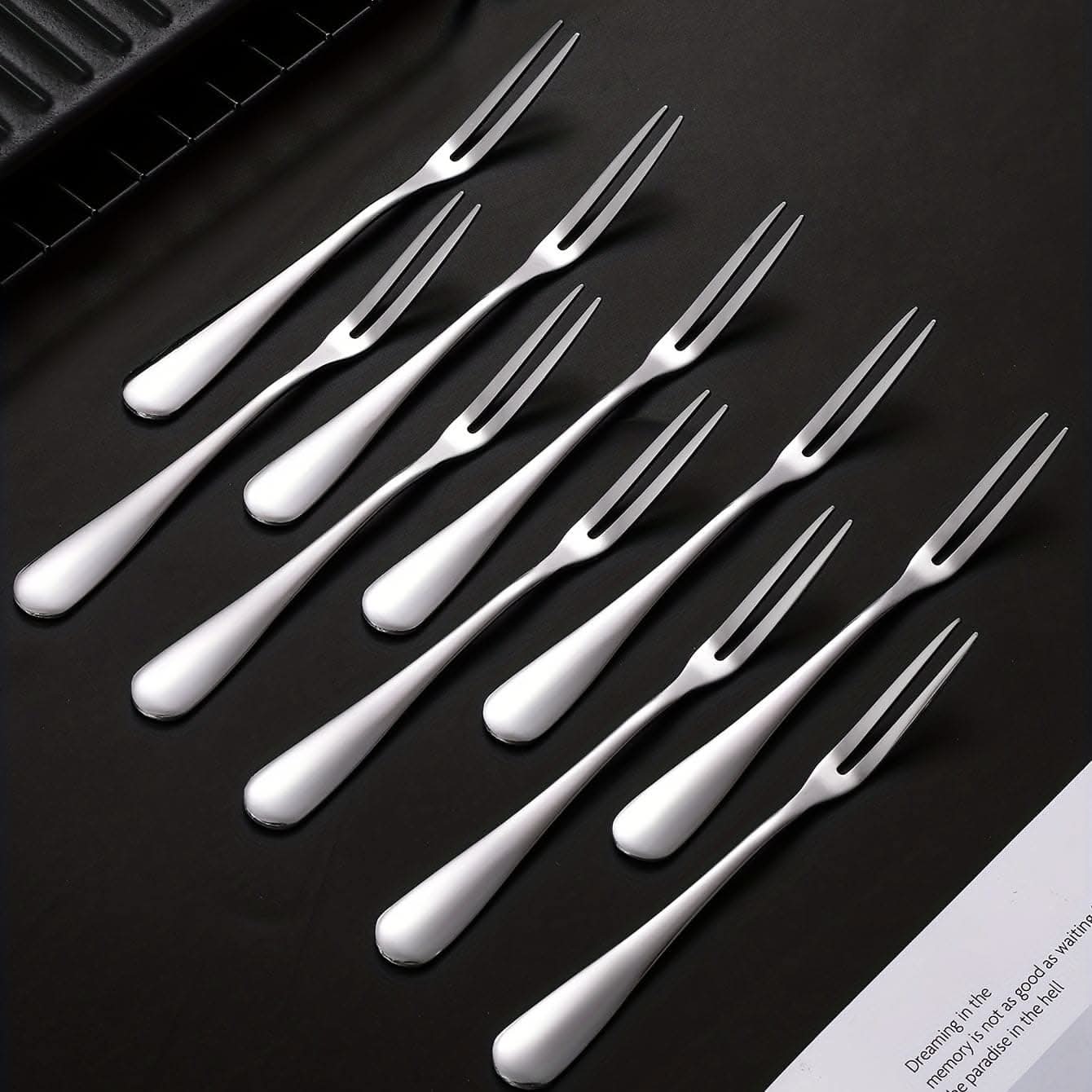 10-Piece Stainless Steel Fork Set