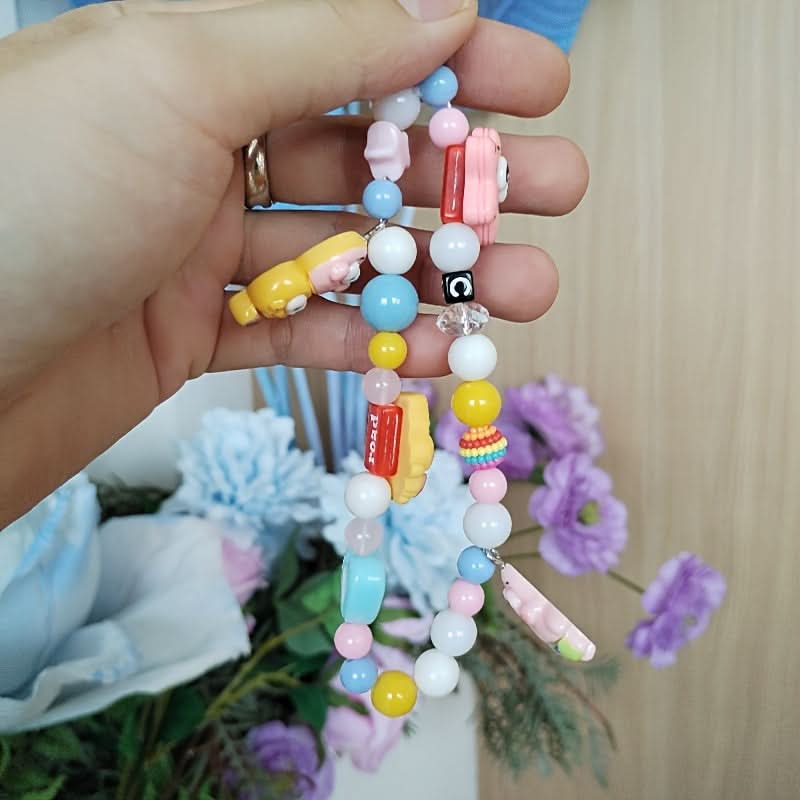 Starfish Beaded Phone Lanyard Wrist Strap