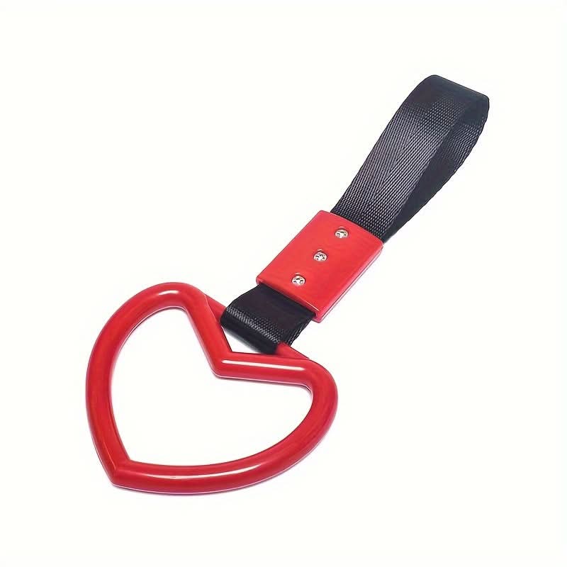 Heart Ring Drift Charm Strap – Front Tow Hook Car Decoration