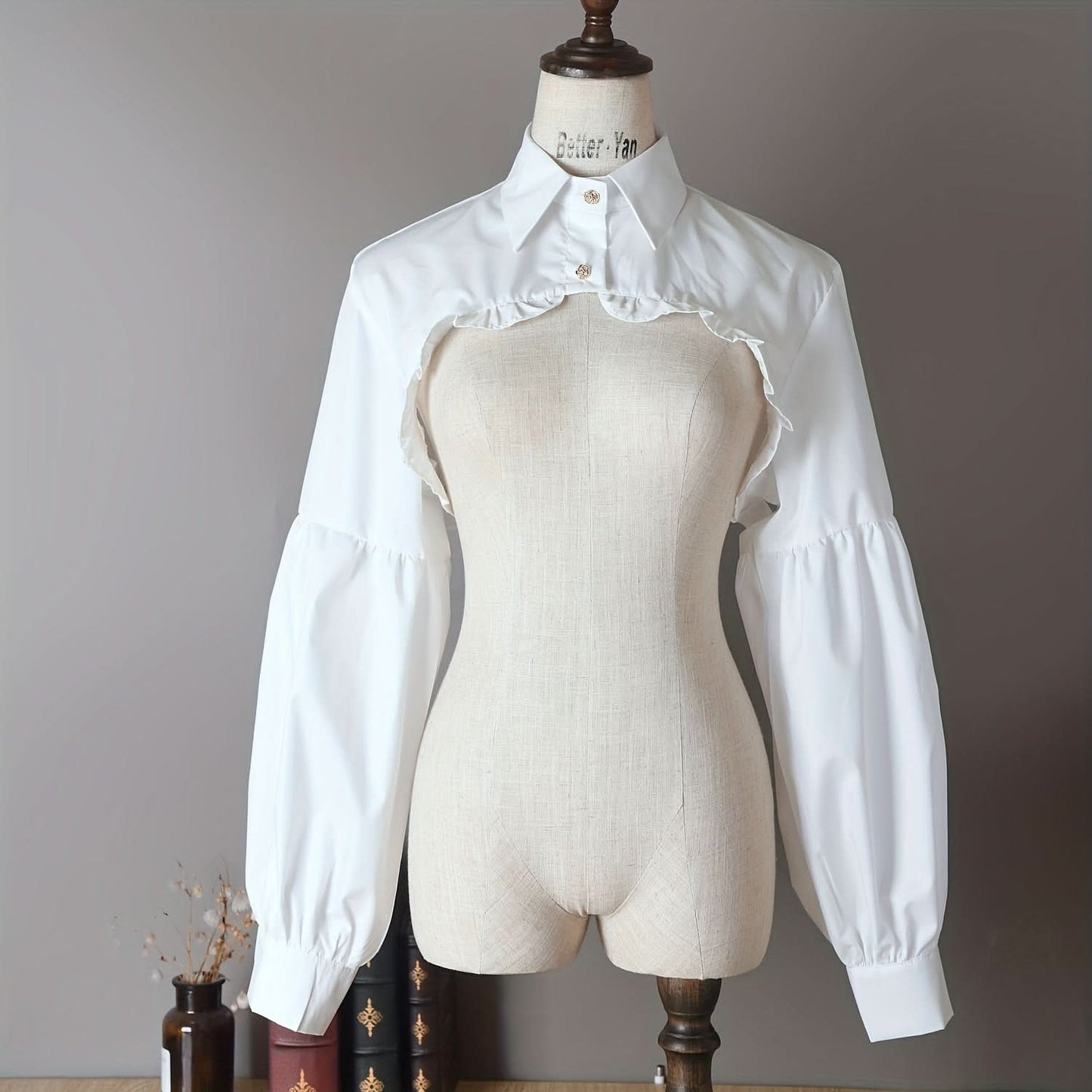 Detachable Faux Collar Shawl for Women