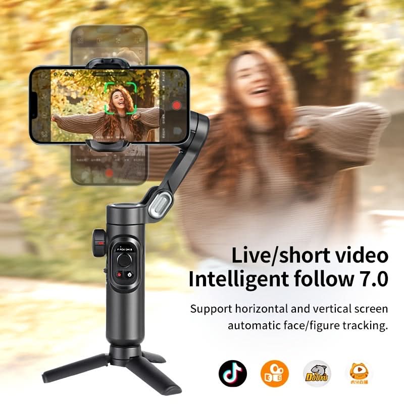 Smart XE 3-Axis Gimbal Stabilizer – Foldable & Portable
