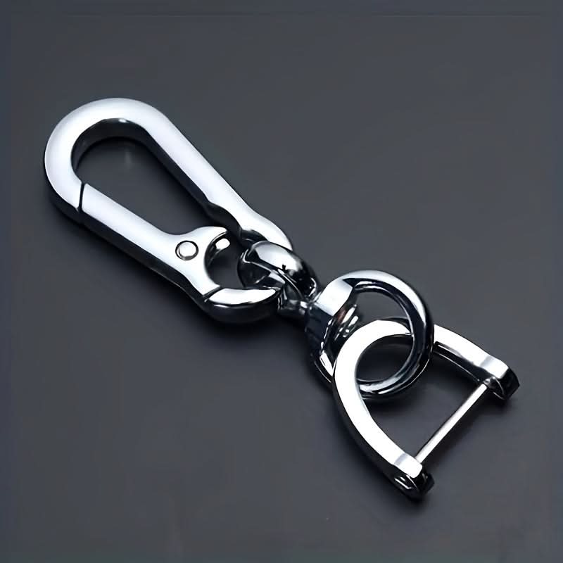 Anti-Loss Alloy Car Keychain – Scratch-Resistant, Phone Number Label