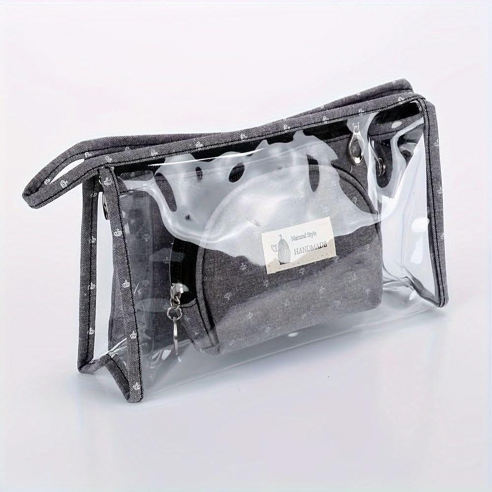 Large Capacity Cute Makeup & Toiletry Storage Bag 6-Piece Set