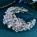 Vintage Rhinestone Wide Brimmed Headband for Women