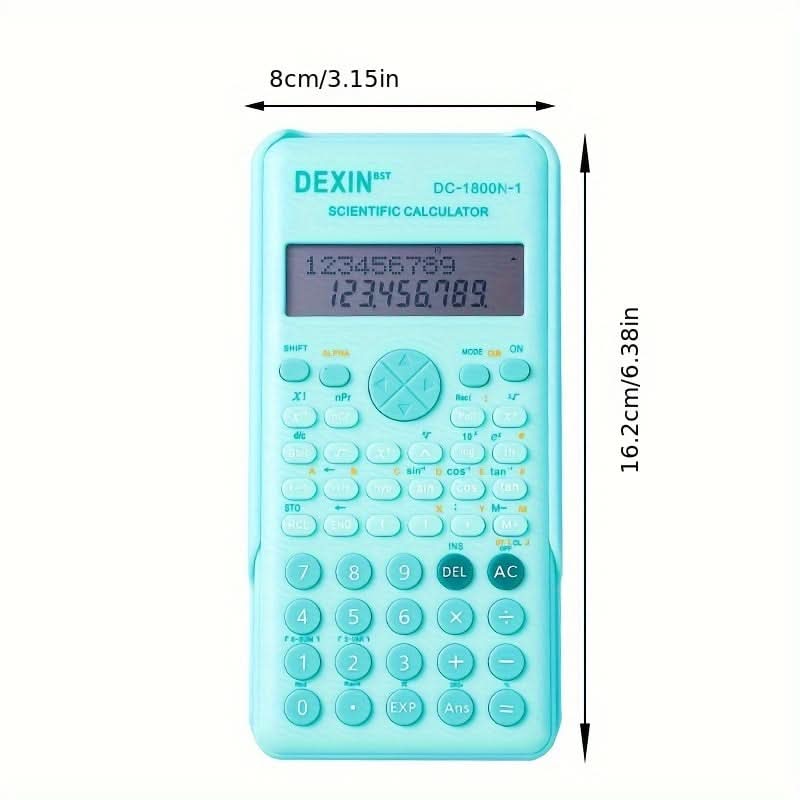 Colorful Scientific Calculator - Multifunctional LCD Display