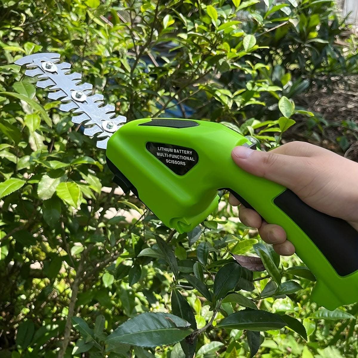 7.2V 2-in-1 Electric Handheld Hedge Trimmer & Pruning Shears