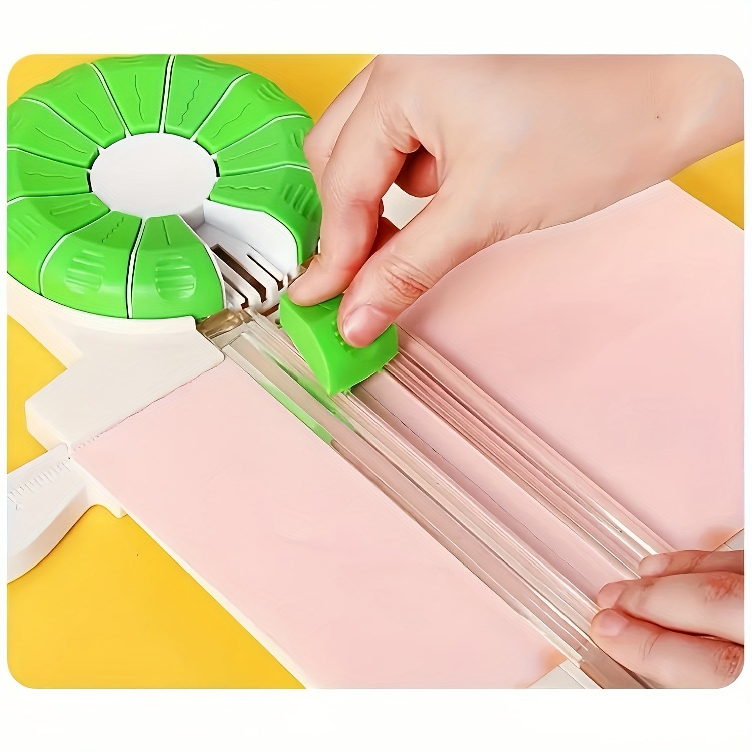 12-in-1 Paper Trimmer for A4 – Manual Craft Cutter with Sliding Blades