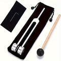 1 Set 128Hz Yoga Tuning Fork and Stick – Perfect for Meditation and Yoga
