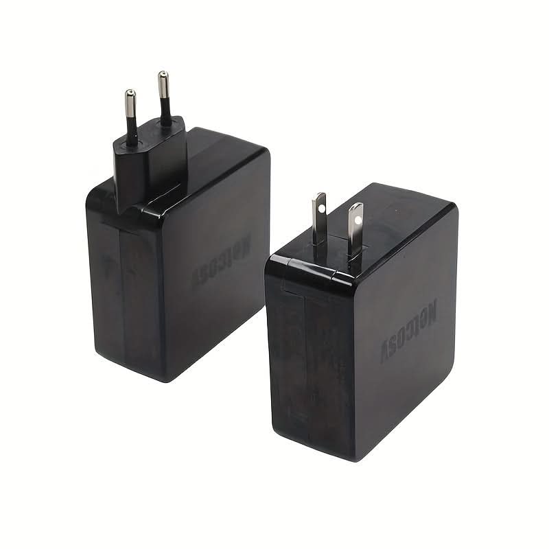 65W PD USB-C Fast Charger - Universal, Dual Voltage, US & EU Plugs