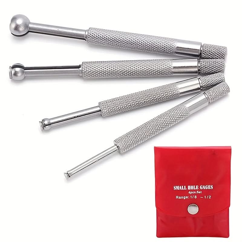 4-Piece Small Hole Gauge Set – Precision Telescoping Bore Gauges