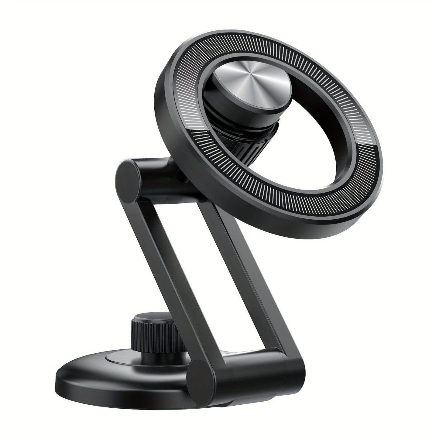 360° Rotating Car Phone Stand – Foldable Magnetic Dashboard Mount