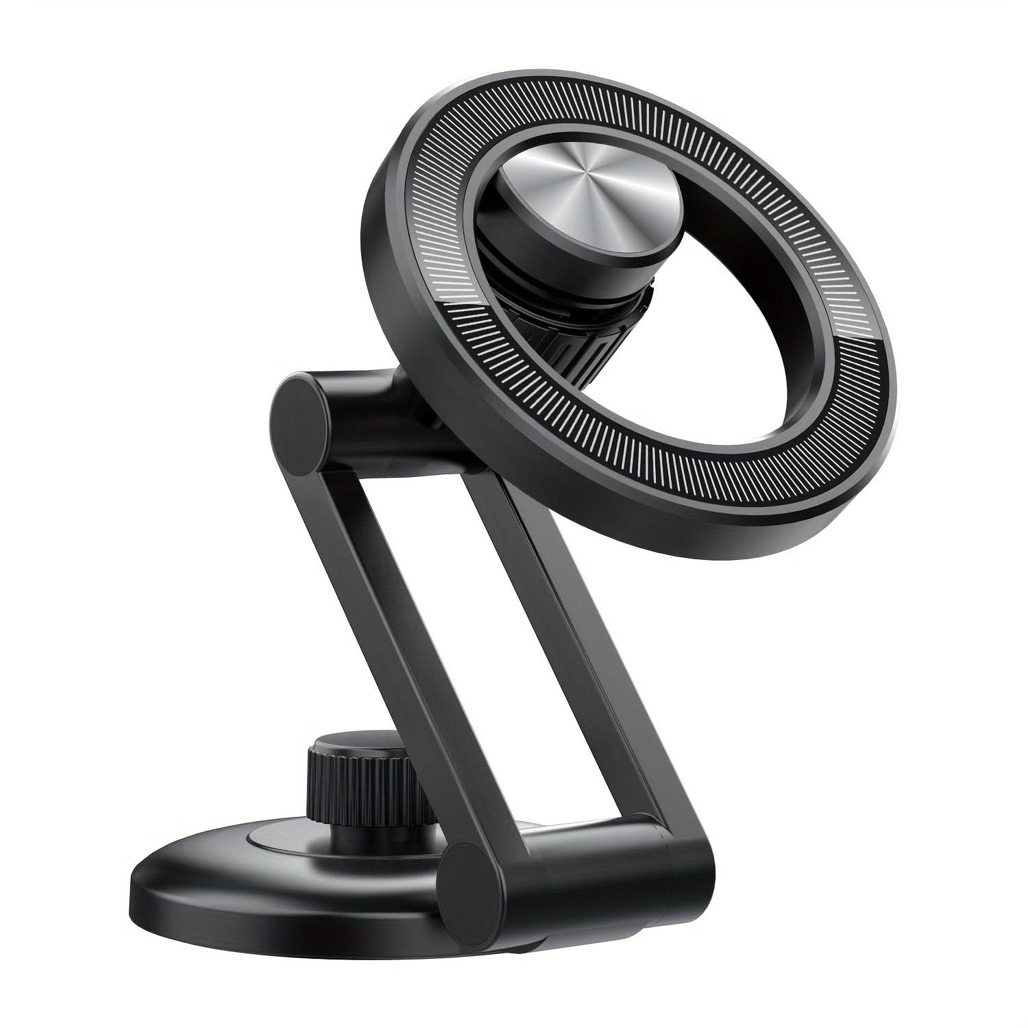 360° Rotating Car Phone Stand – Foldable Magnetic Dashboard Mount