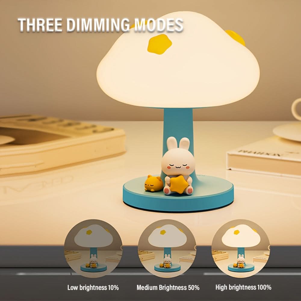 Dimmable LED Cloud Night Light with USB Charging