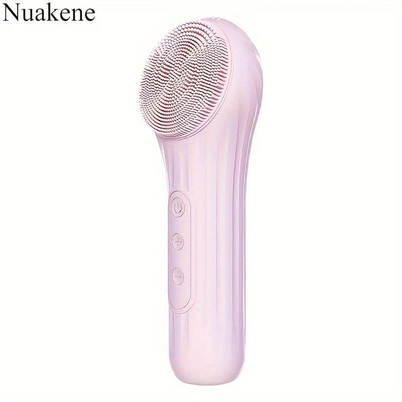 Rechargeable Heated Silicone Facial Cleansing Brush