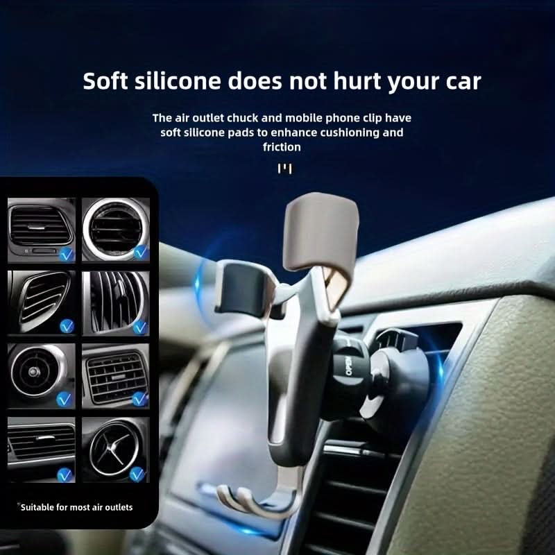 Car Phone Holder- Durable ABS Metal & Plastic Combination