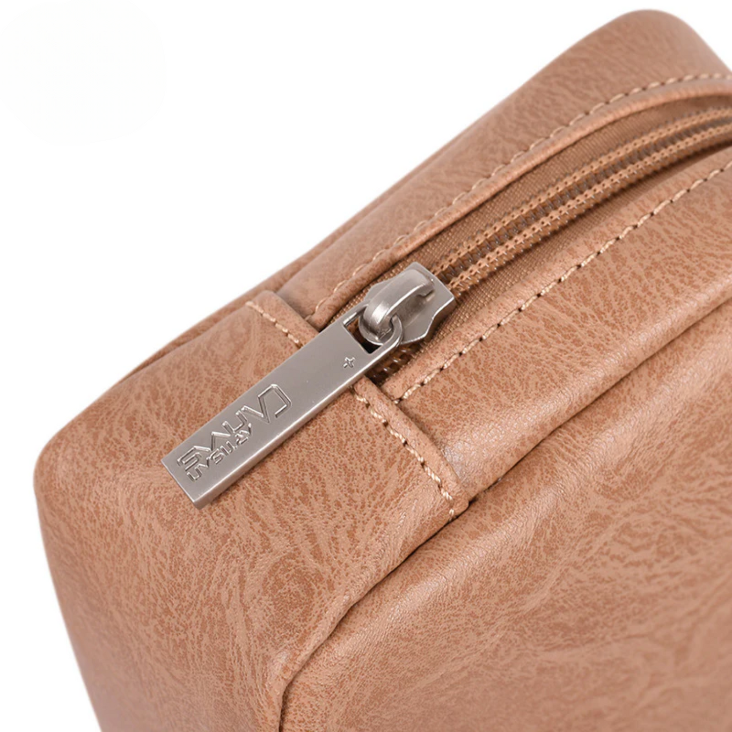 PU Leather Data Cable Organizer – Compact Storage Bag for Charge & Power Bank