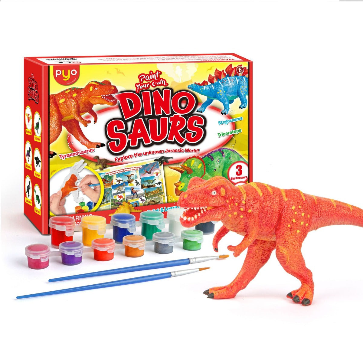 Kids Paint Your Own Dinosaurs