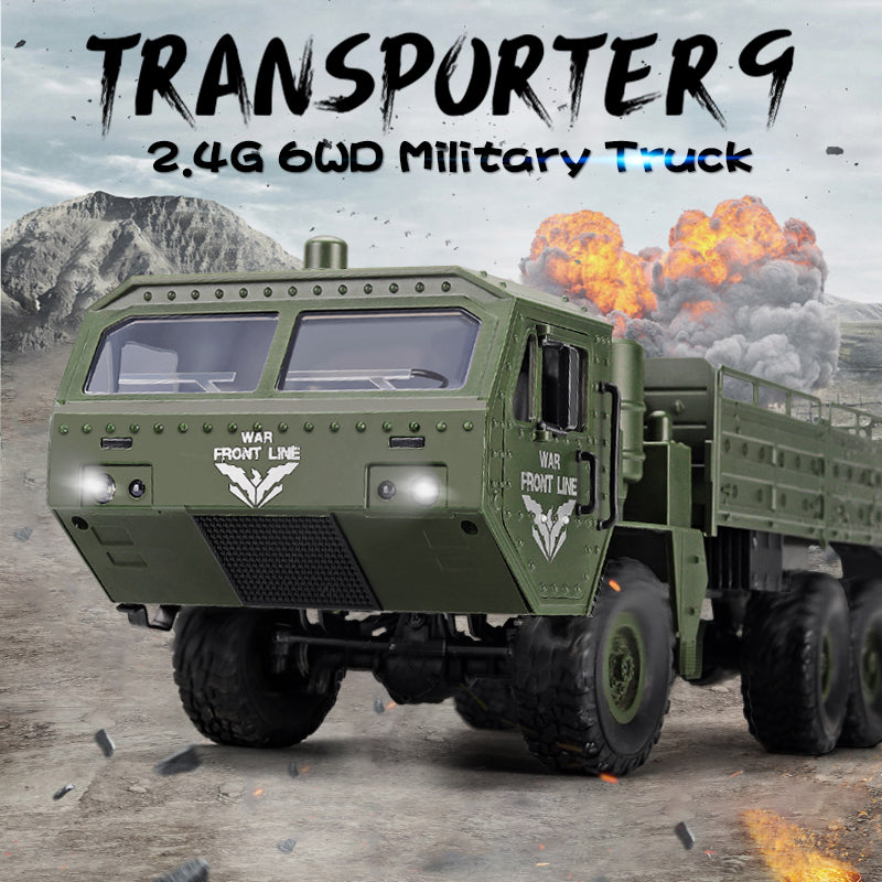 Military Truck Transporter 9 Remote Control