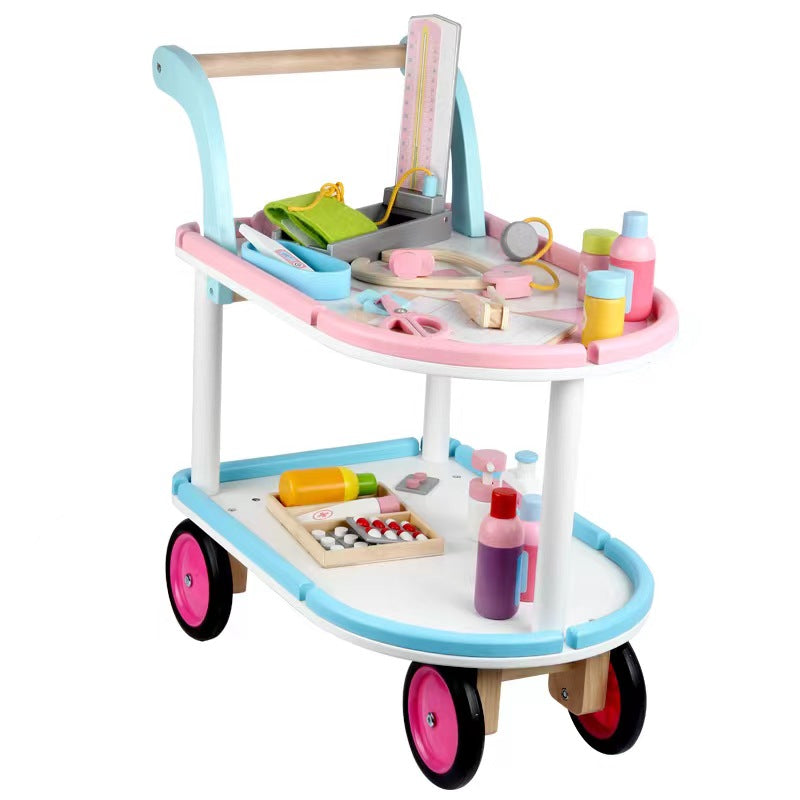 Doctor Toy Set Trolley Medical Cart