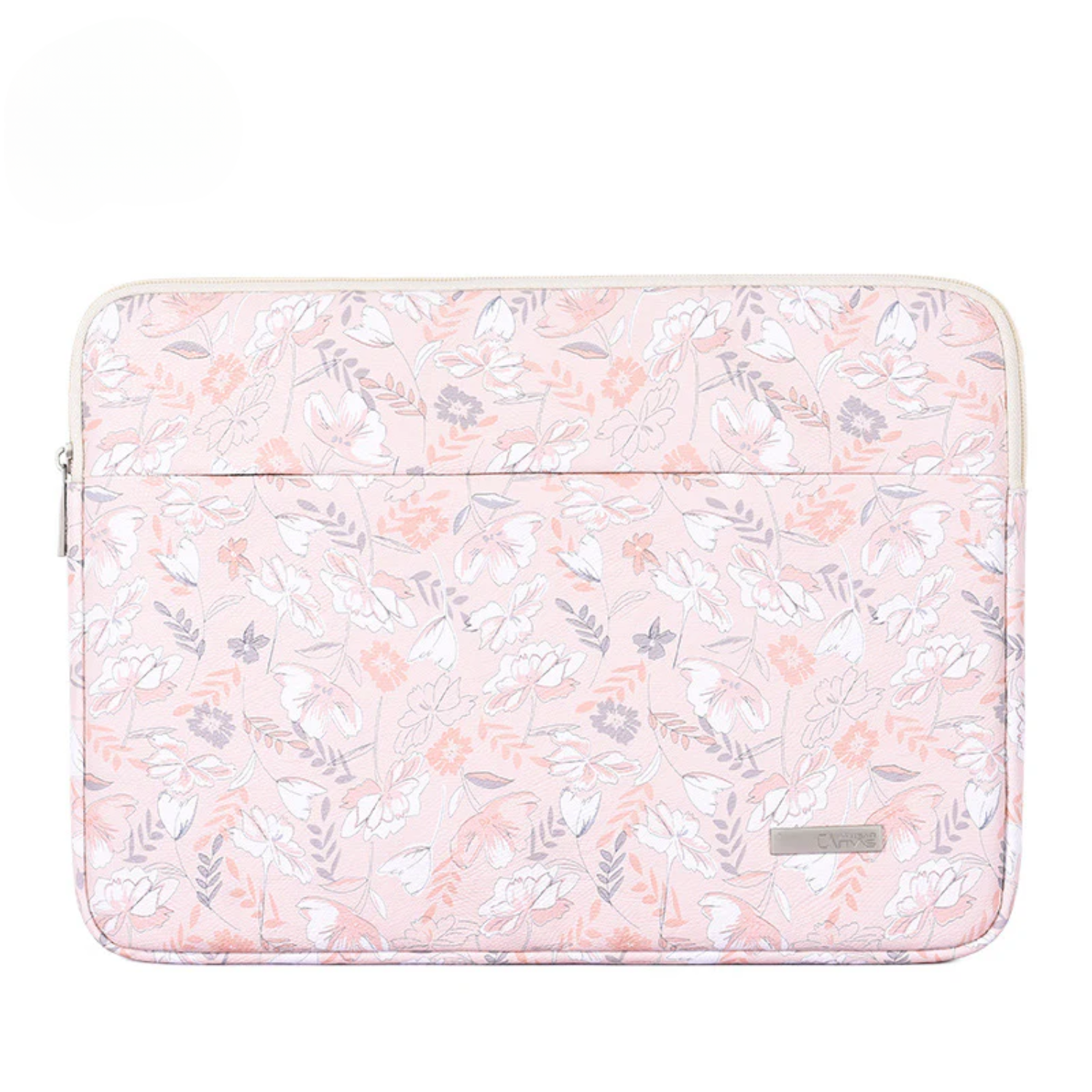 Floral Laptop Sleeve – Waterproof PU Protective Case with Botanical Print (11–15 Inch)