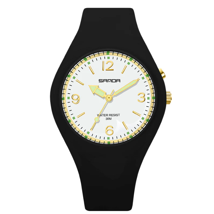Sanda Luminous Sports Quartz Watch – Waterproof Outdoor Watch for Students & Adults