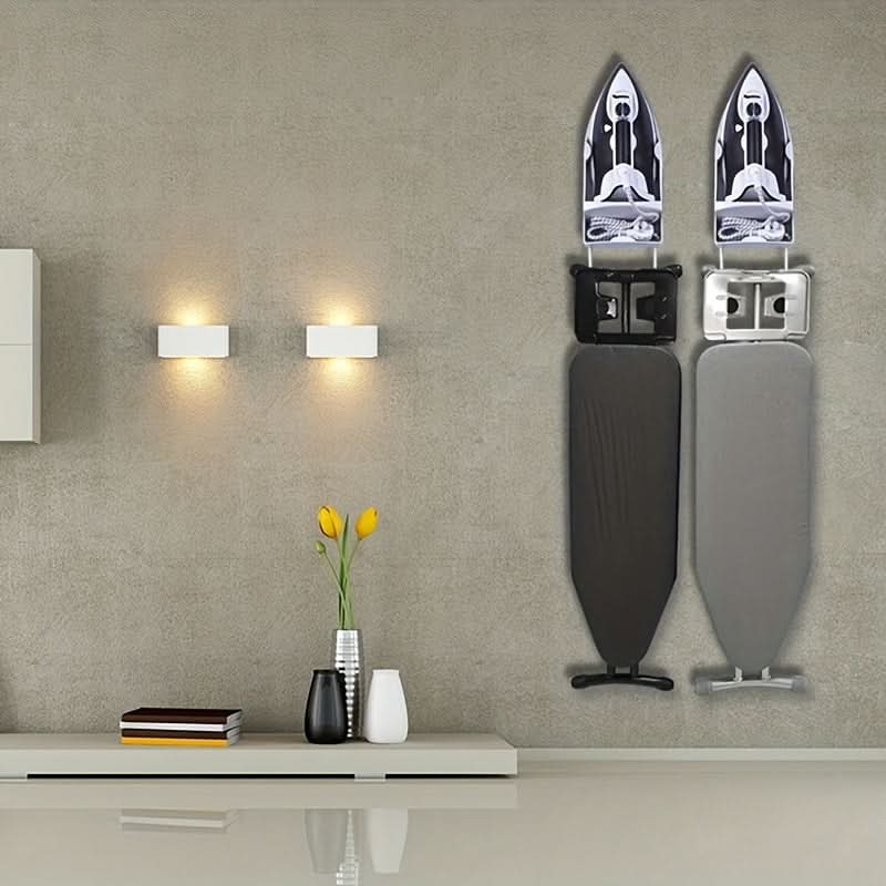Wall-Mounted Steam Iron & Hair Dryer Rack