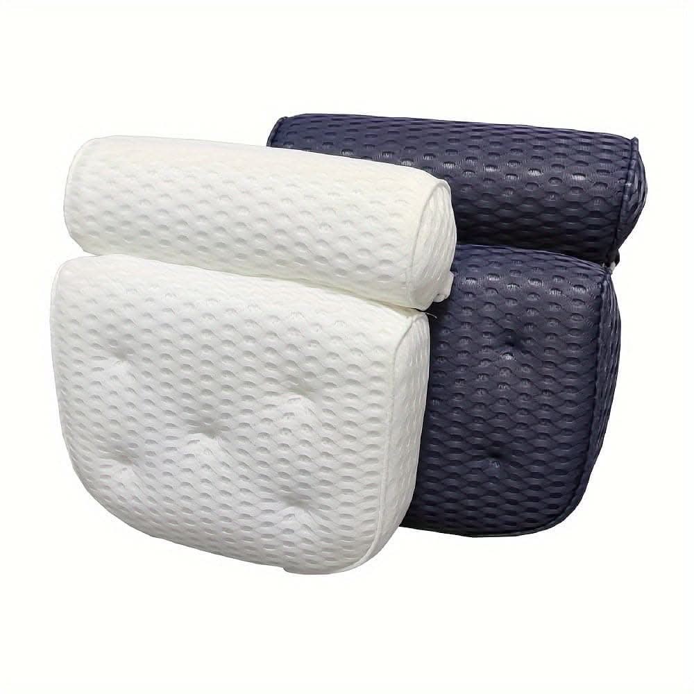 Luxury Bath Pillow Headrest - Ultra-Comfort Neck & Back Support
