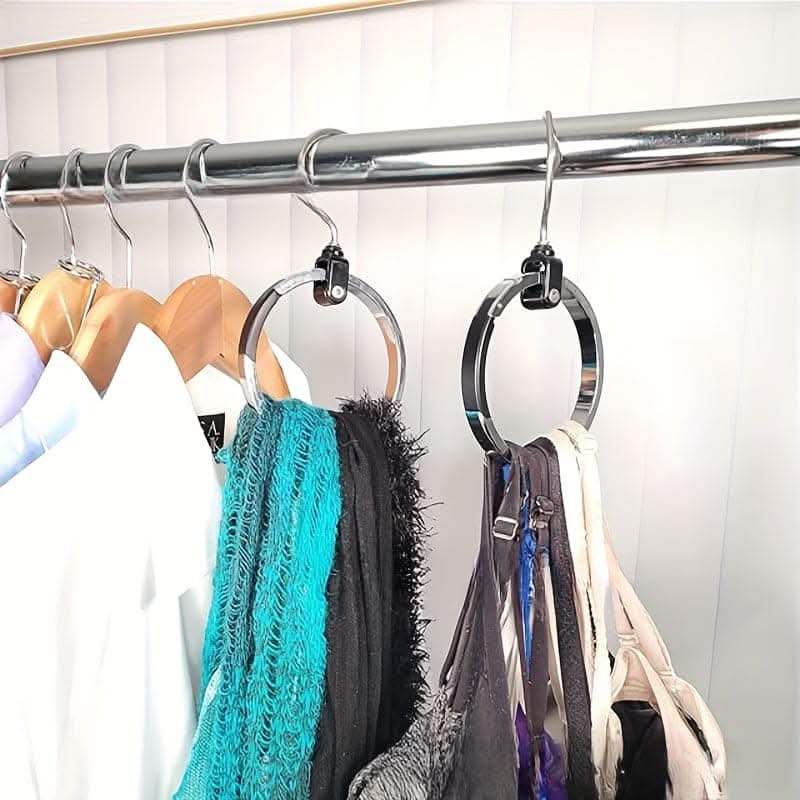 Versatile 360° Rotating Hanger – Space-Saving Organizer