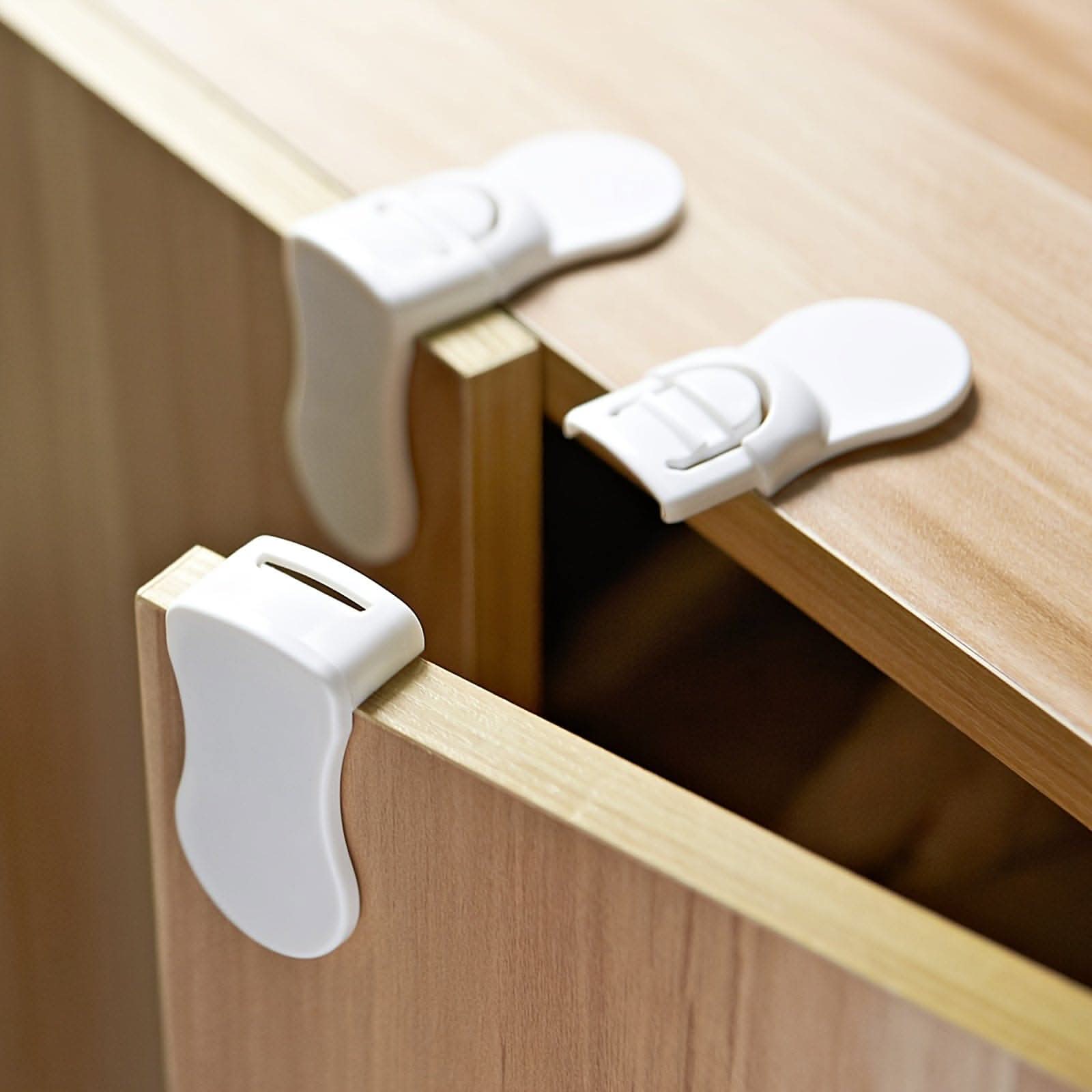 5-Piece Baby Safety Locks - Easy No-Drill Installation