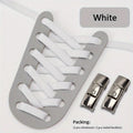 No-Tie Shoelaces with Adjustable Buckles – Easy-On Fit For Sneakers & Sports Shoes