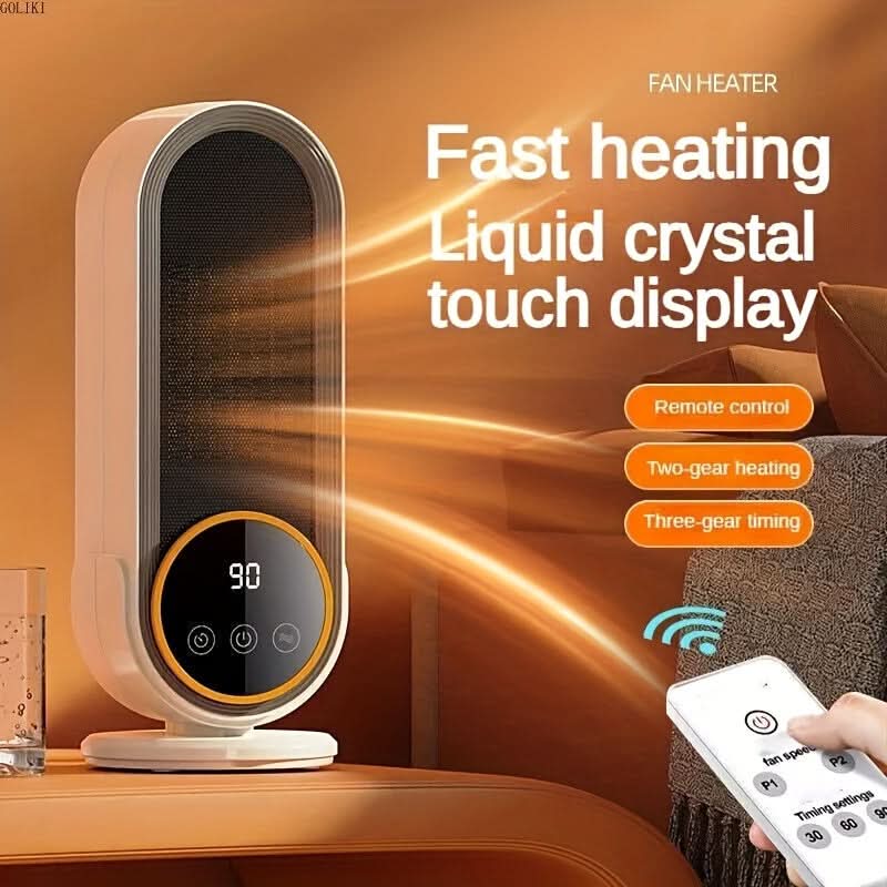 1200W Portable Ceramic Space Heater with Remote