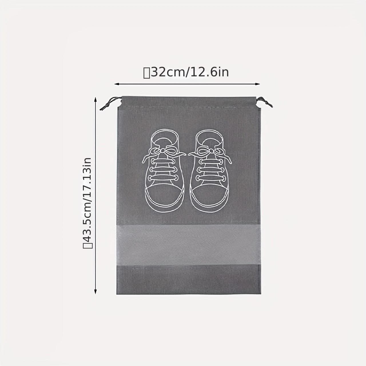 Travel Shoe Storage Bags – Mold Proof, Dustproof, Transparent & Portable