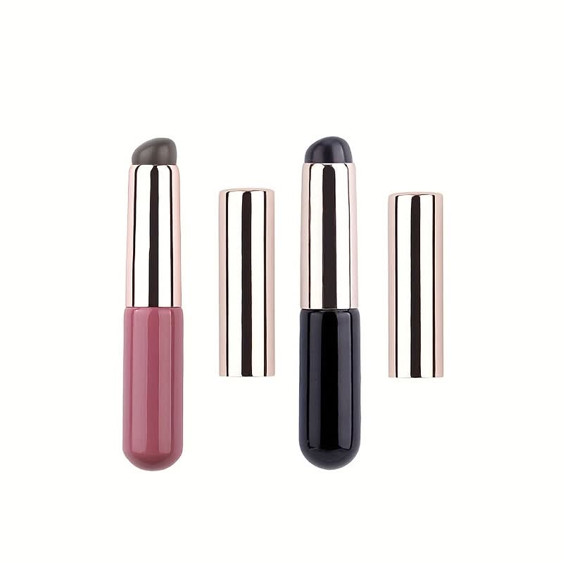 1pc Silicone Gradient Nail & Lip Brush with Cover