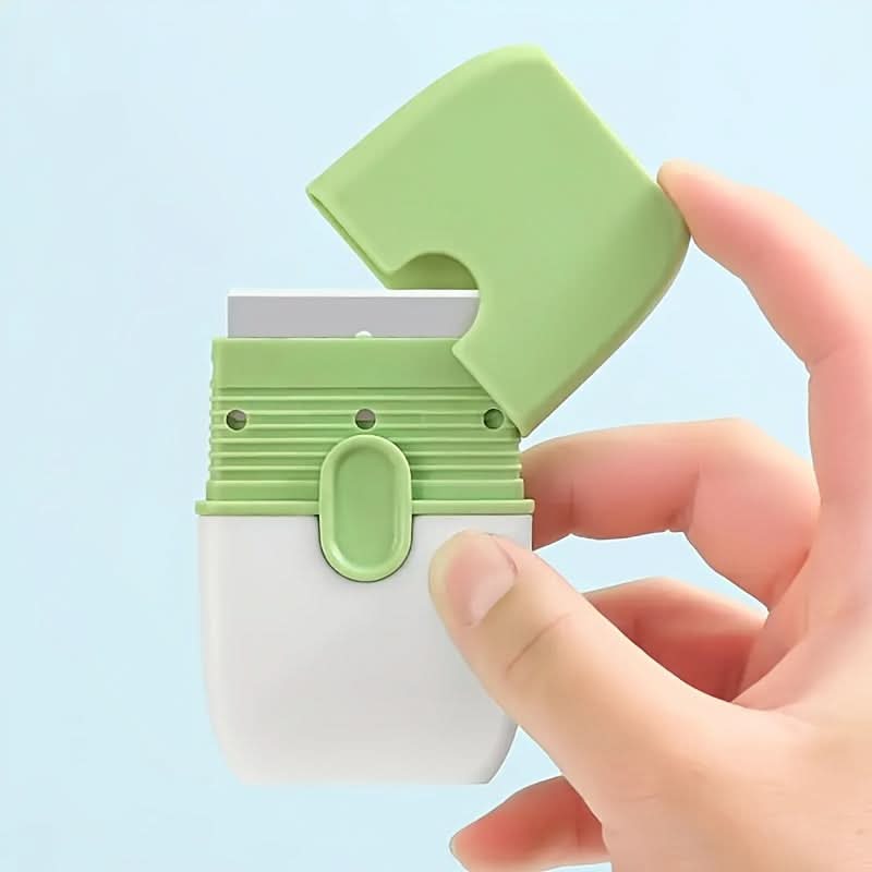 Mini Spatula Scraper with Protective Cover – Double-Ended Portable